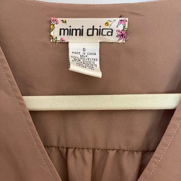 Mimi Chica beige blouse - Picture 4 of 5